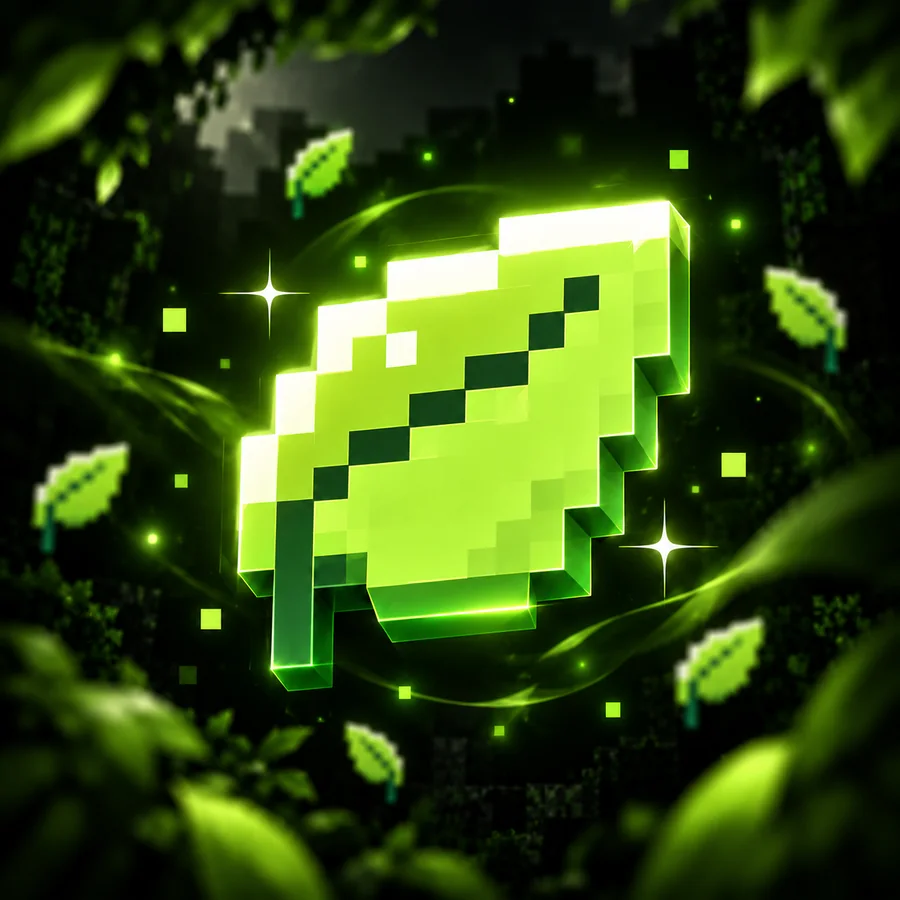 Melo pixel leaf